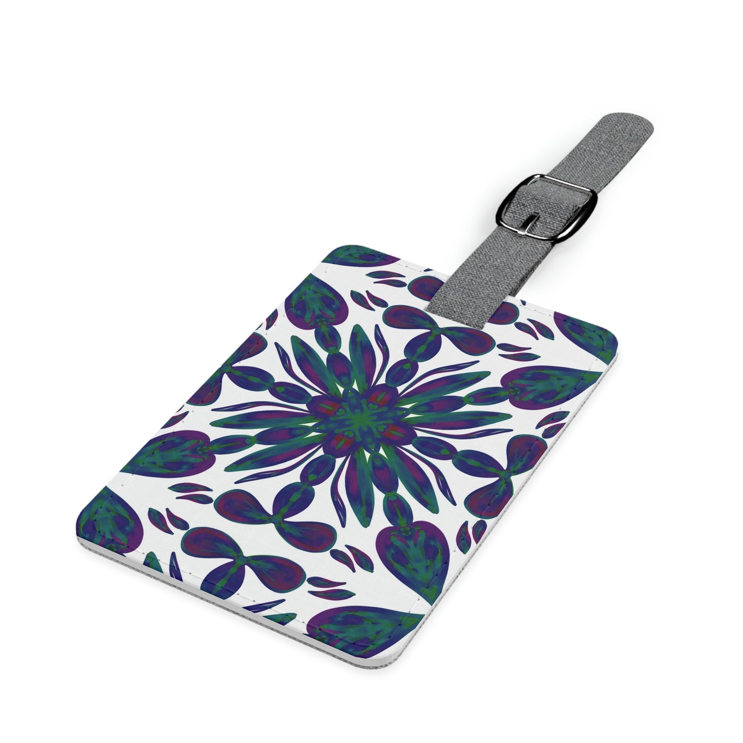 Saffiano Polyester Luggage Tag, Rectangle