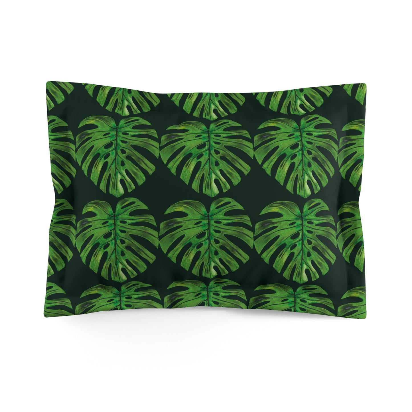 Microfiber Pillow Sham ( Monstera )