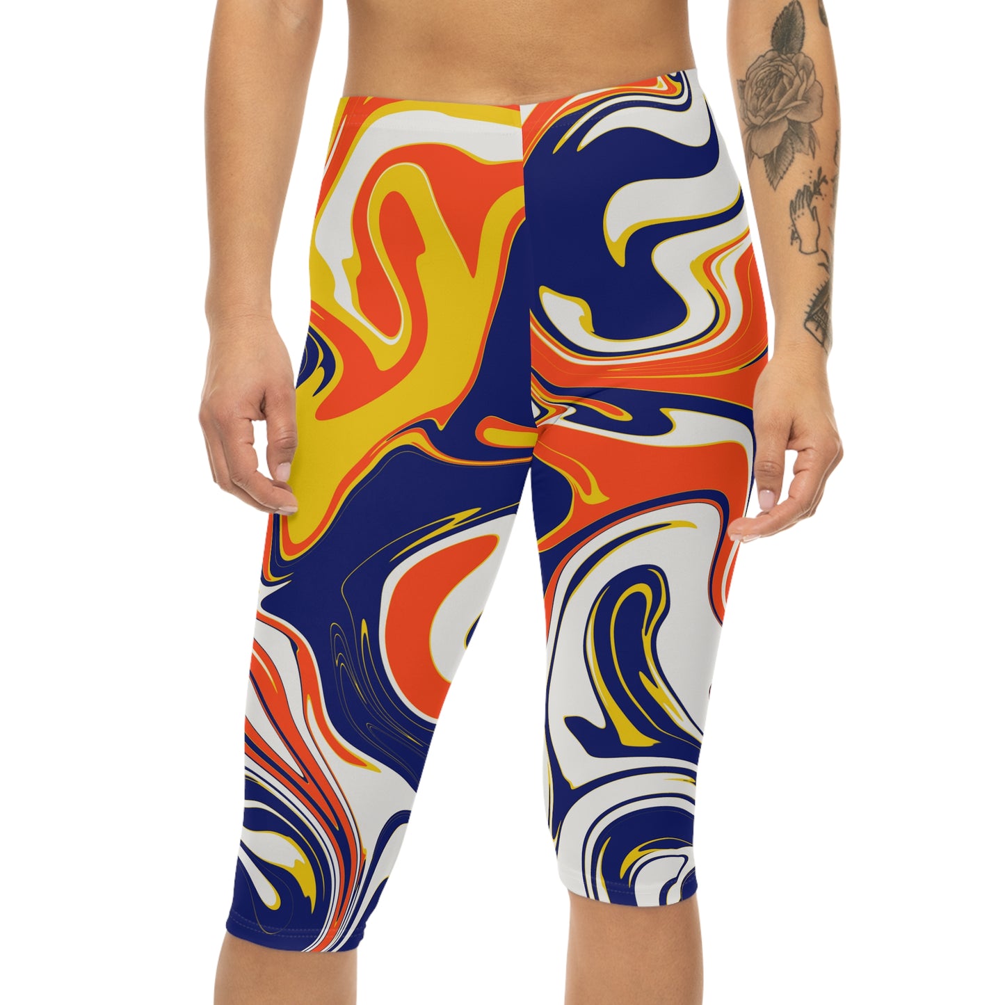 Women’s Capri Leggings (AOP)