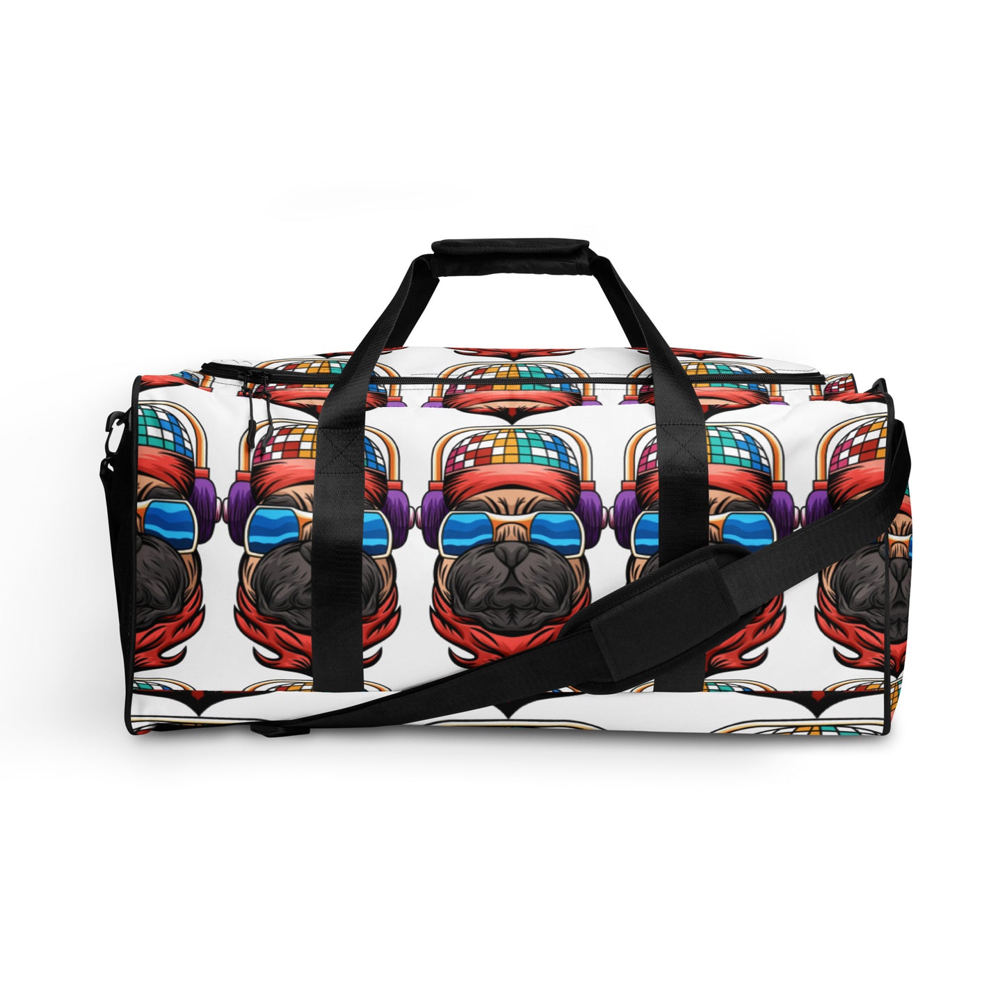 Pug Life | Duffle Bag (White)