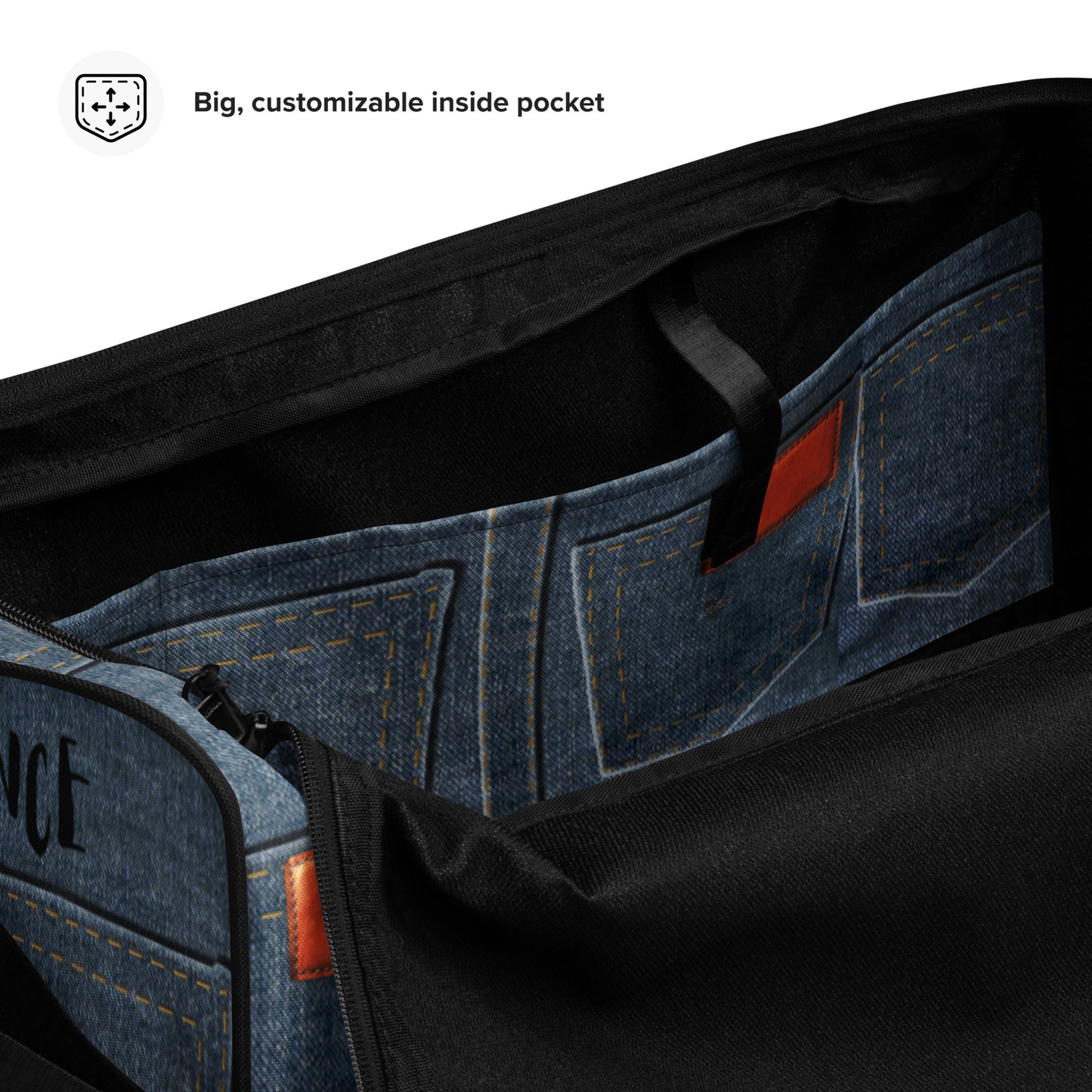 Denim Pocket | Duffle Bag