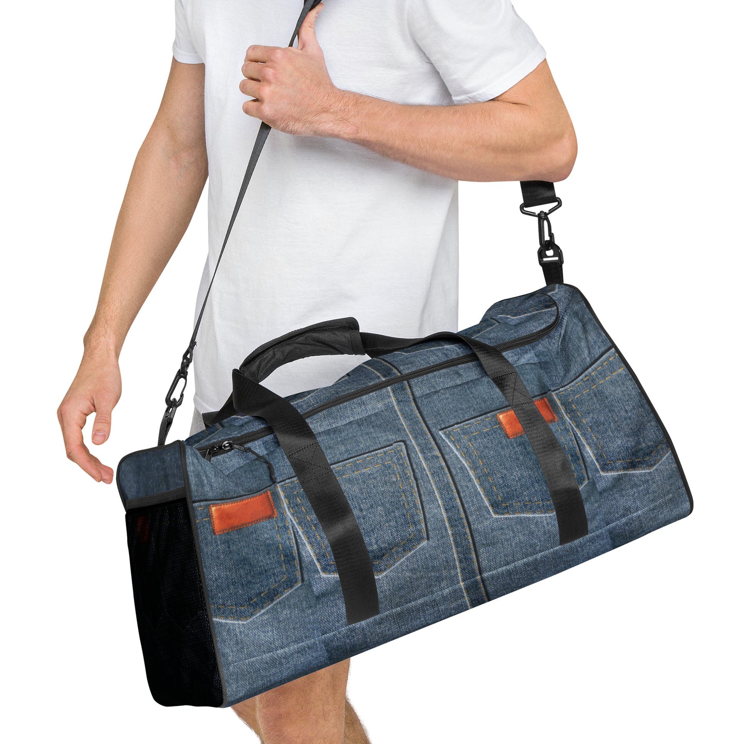 Denim Pocket | Duffle Bag