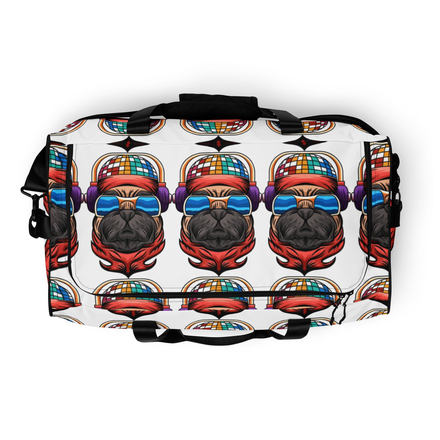 Pug Life | Duffle Bag (White)