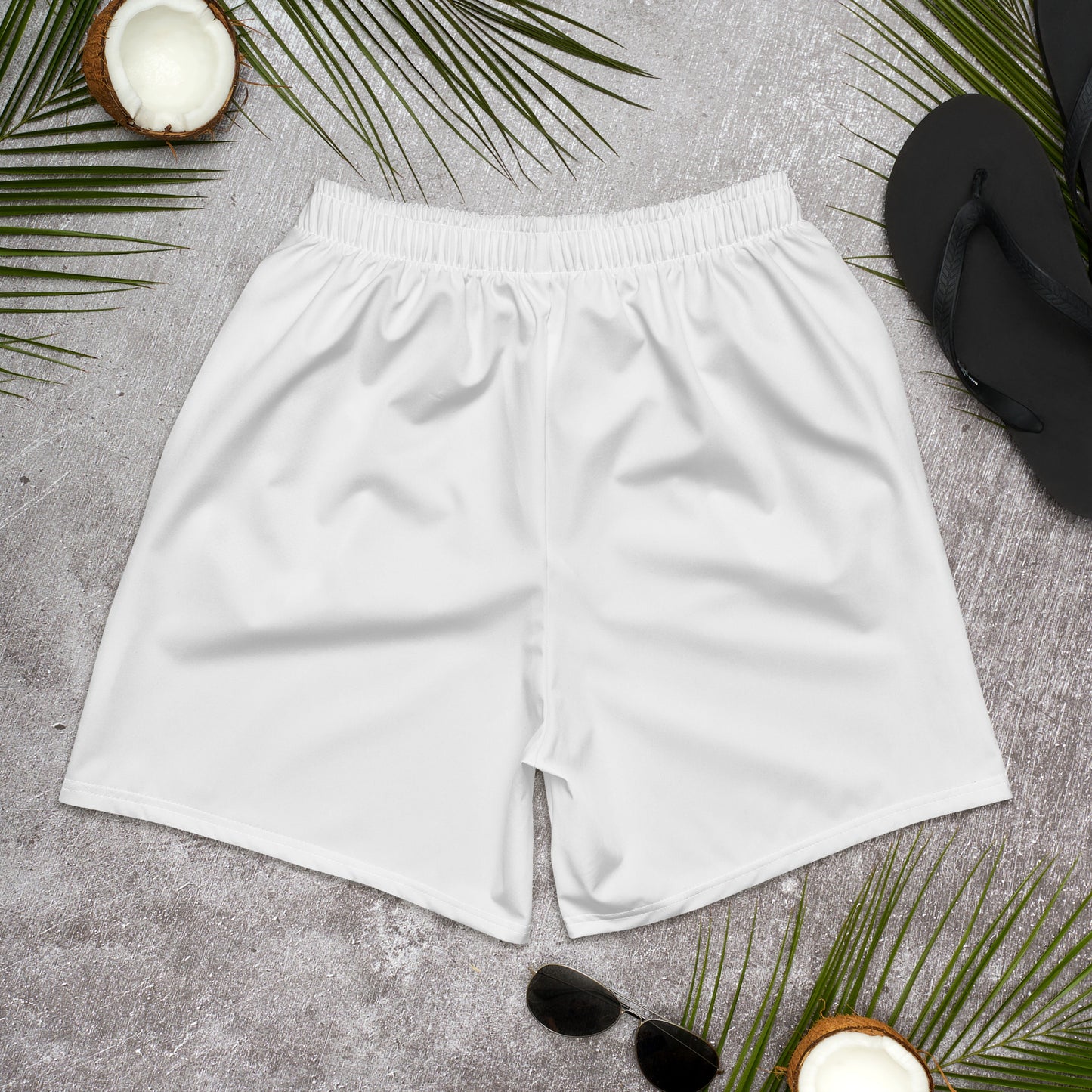 Plain White | Men's Recycled Athletic Shorts