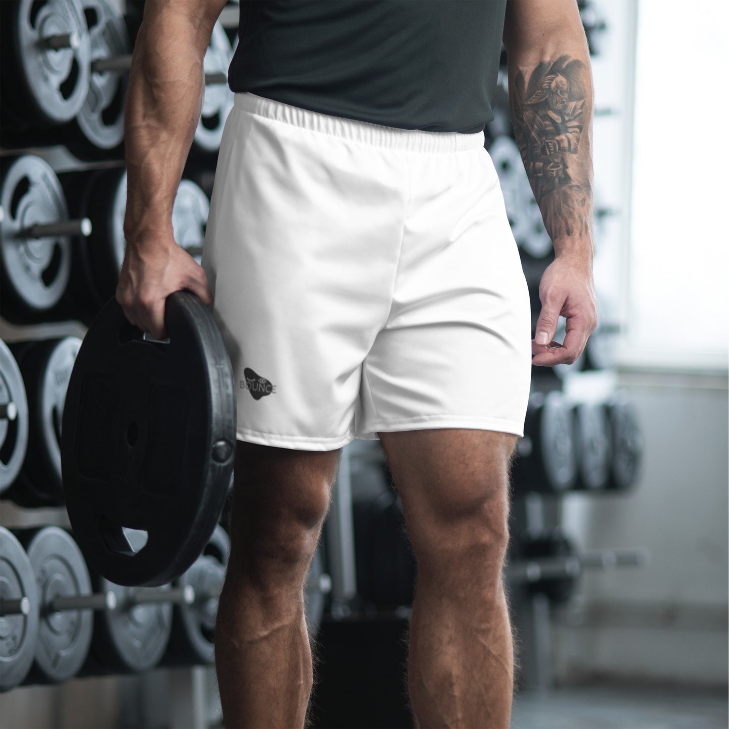 Plain White | Men's Recycled Athletic Shorts