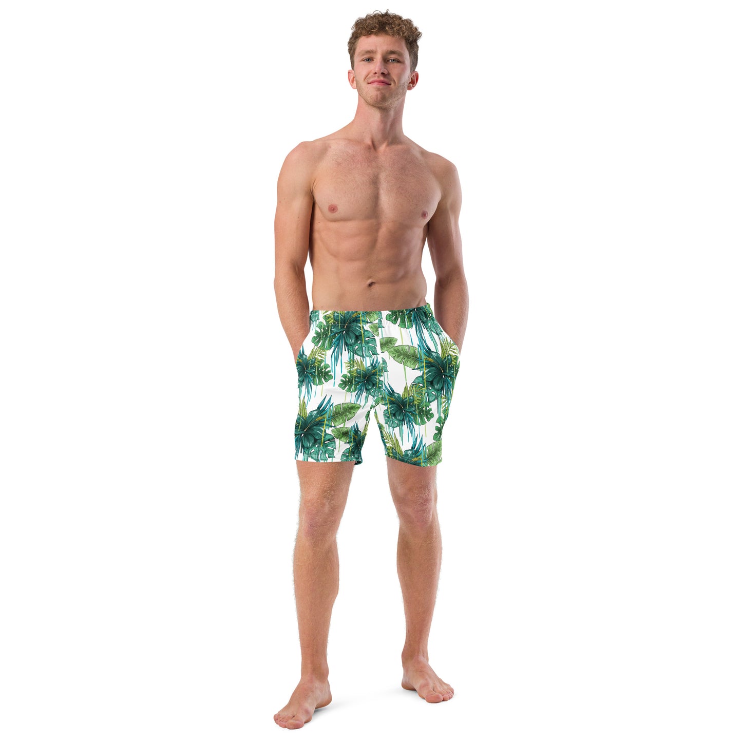 Tropical Leaf | Men's swim trunks