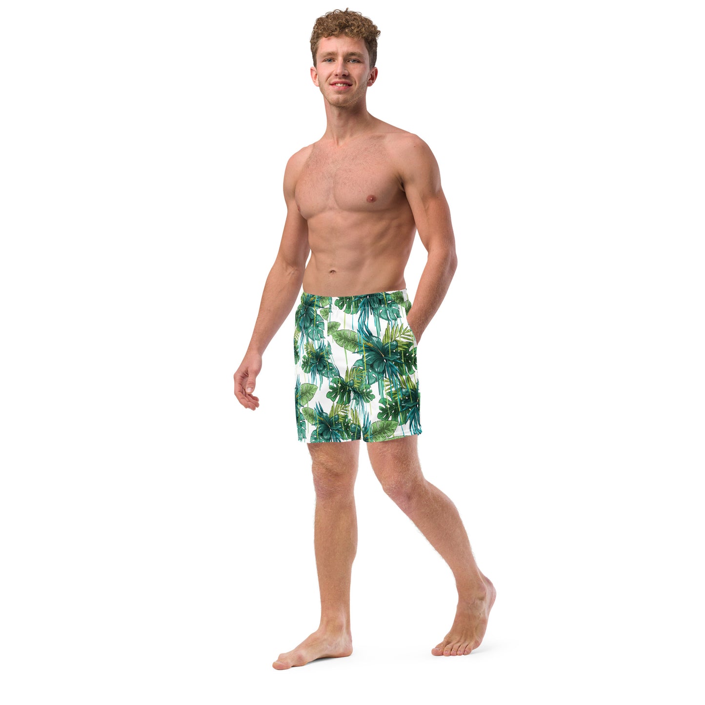 Tropical Leaf | Men's swim trunks