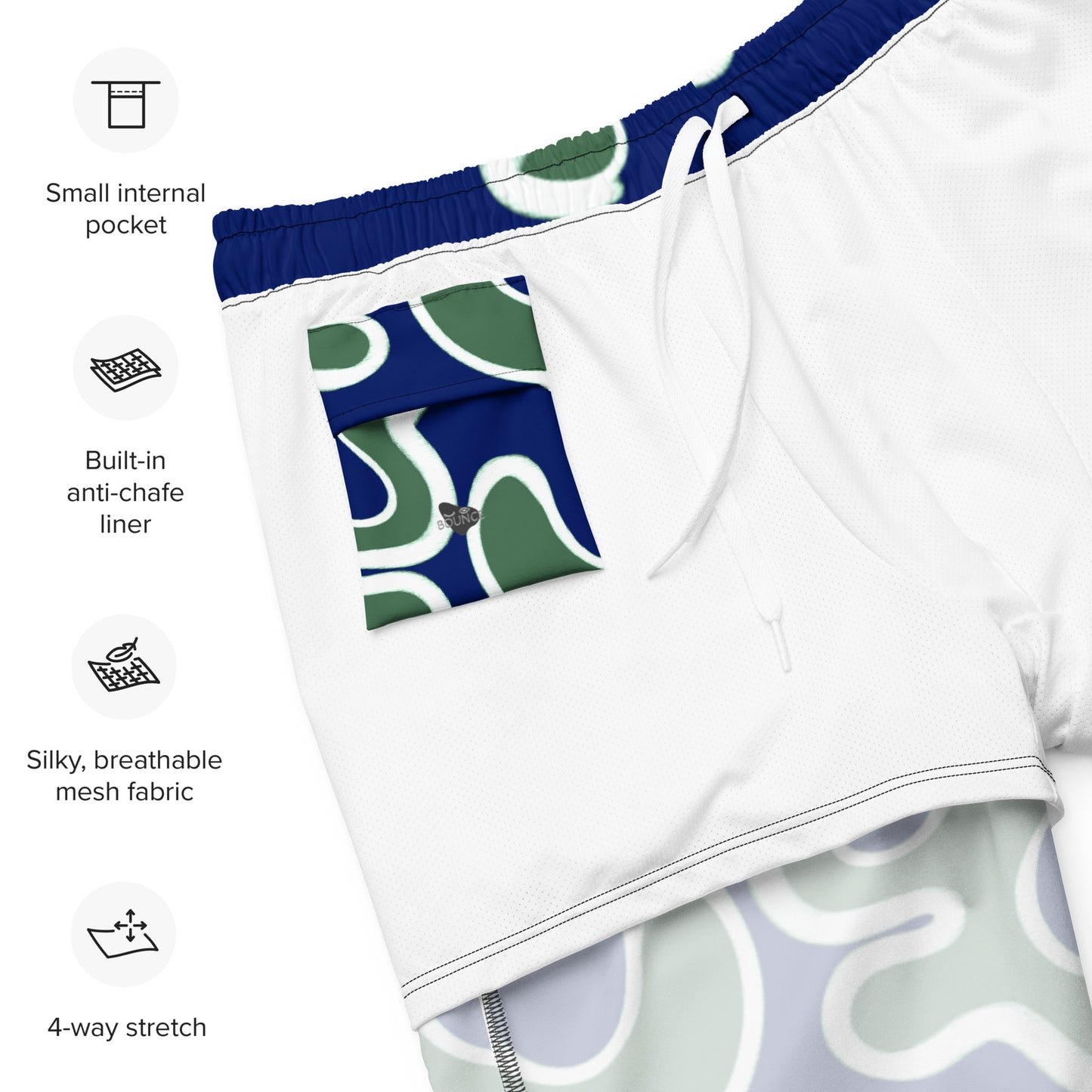 My Seaweed | Men's swim trunks (Dark Blue)