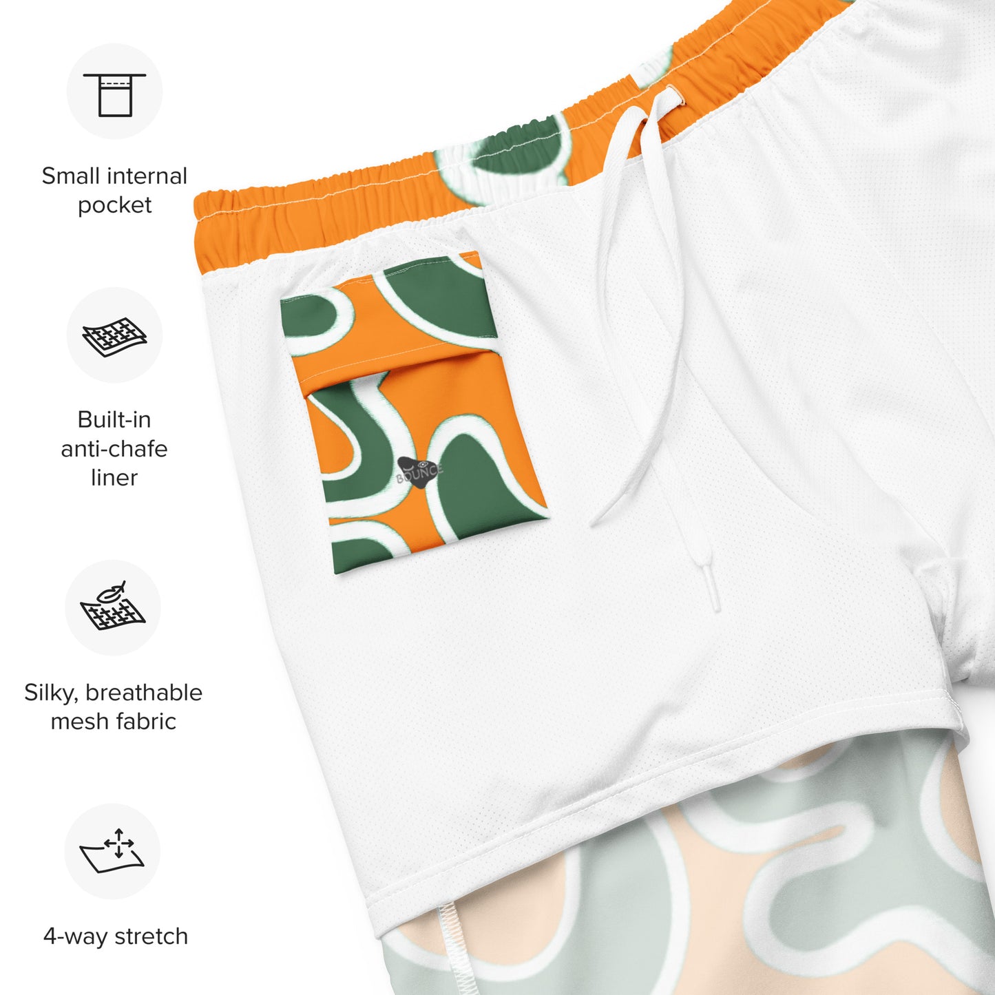 My Seaweed | Men's swim trunks (Orange)