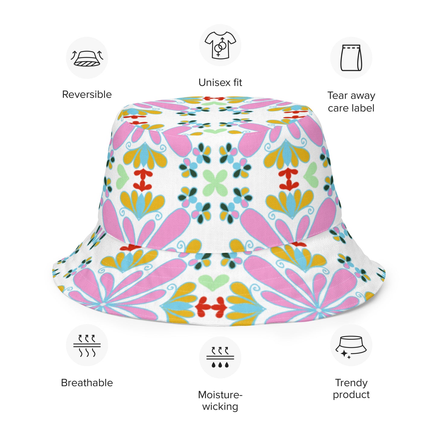 Reversible bucket hat