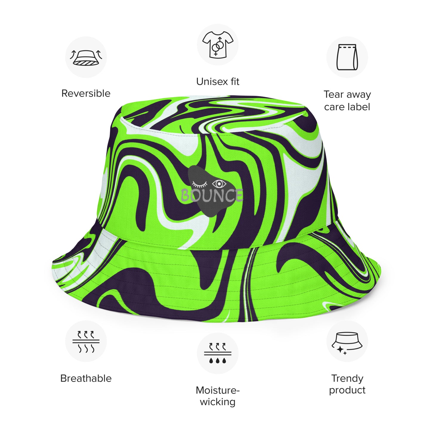 Reversible bucket hat