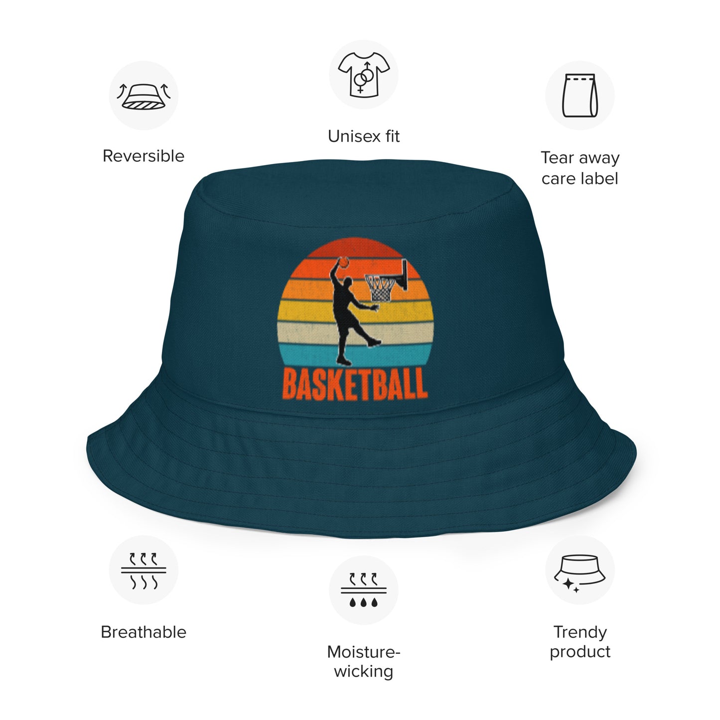 Reversible bucket hat