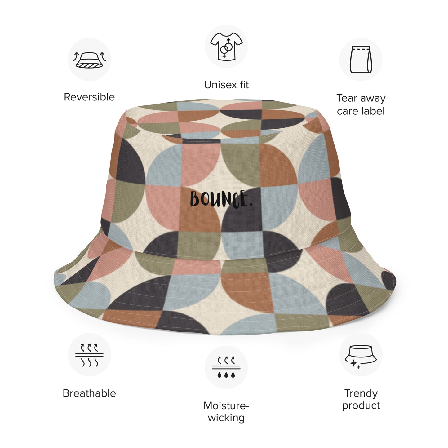 Reversible bucket hat