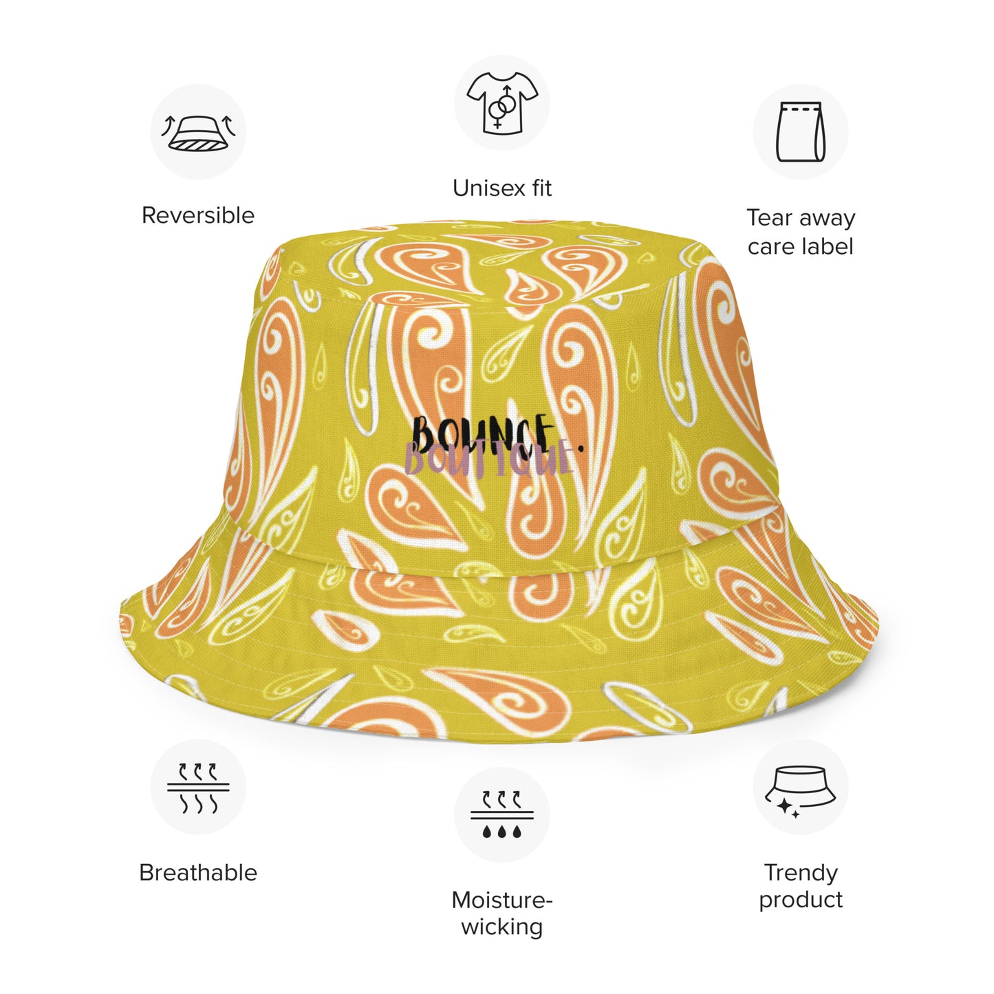 Reversible bucket hat