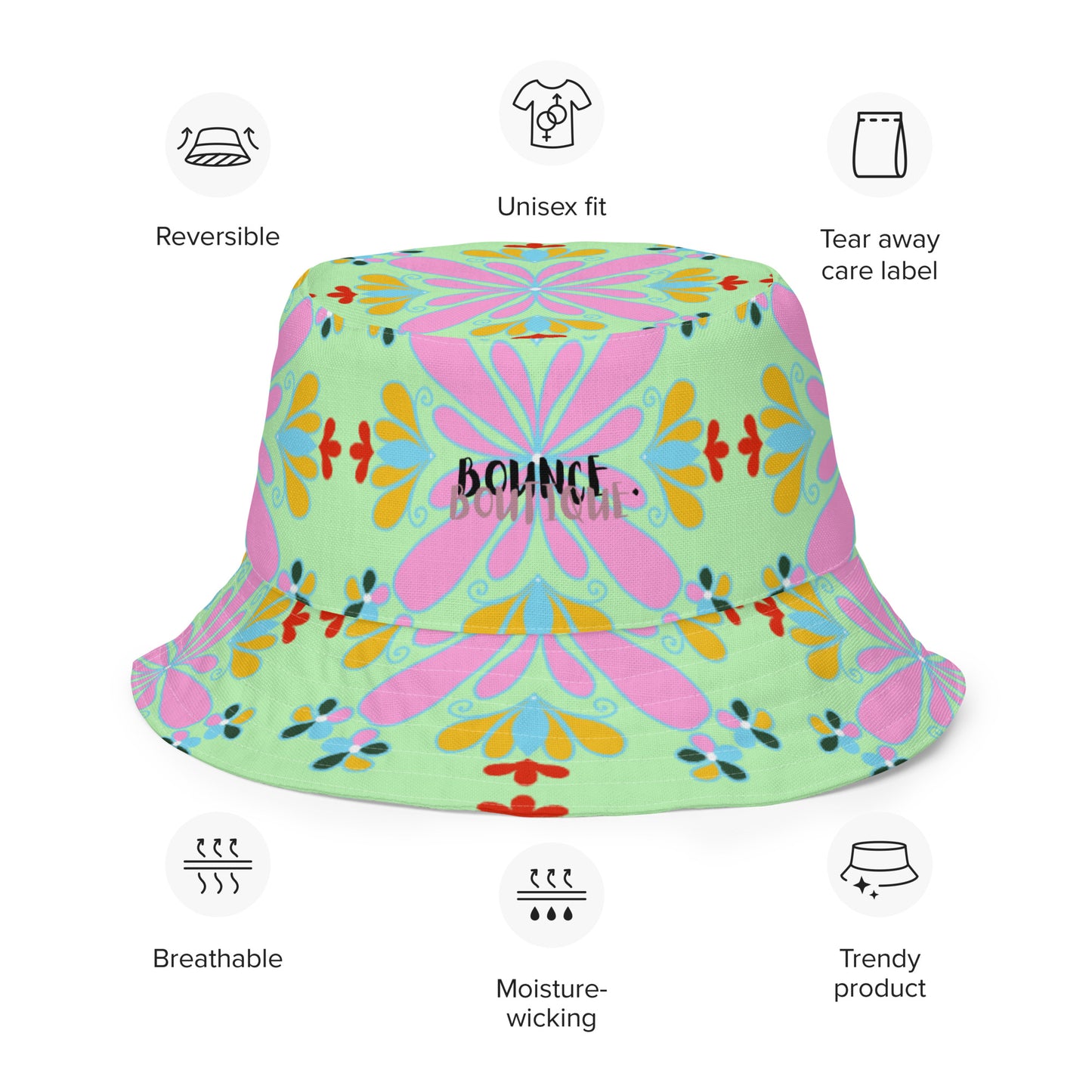 Reversible bucket hat