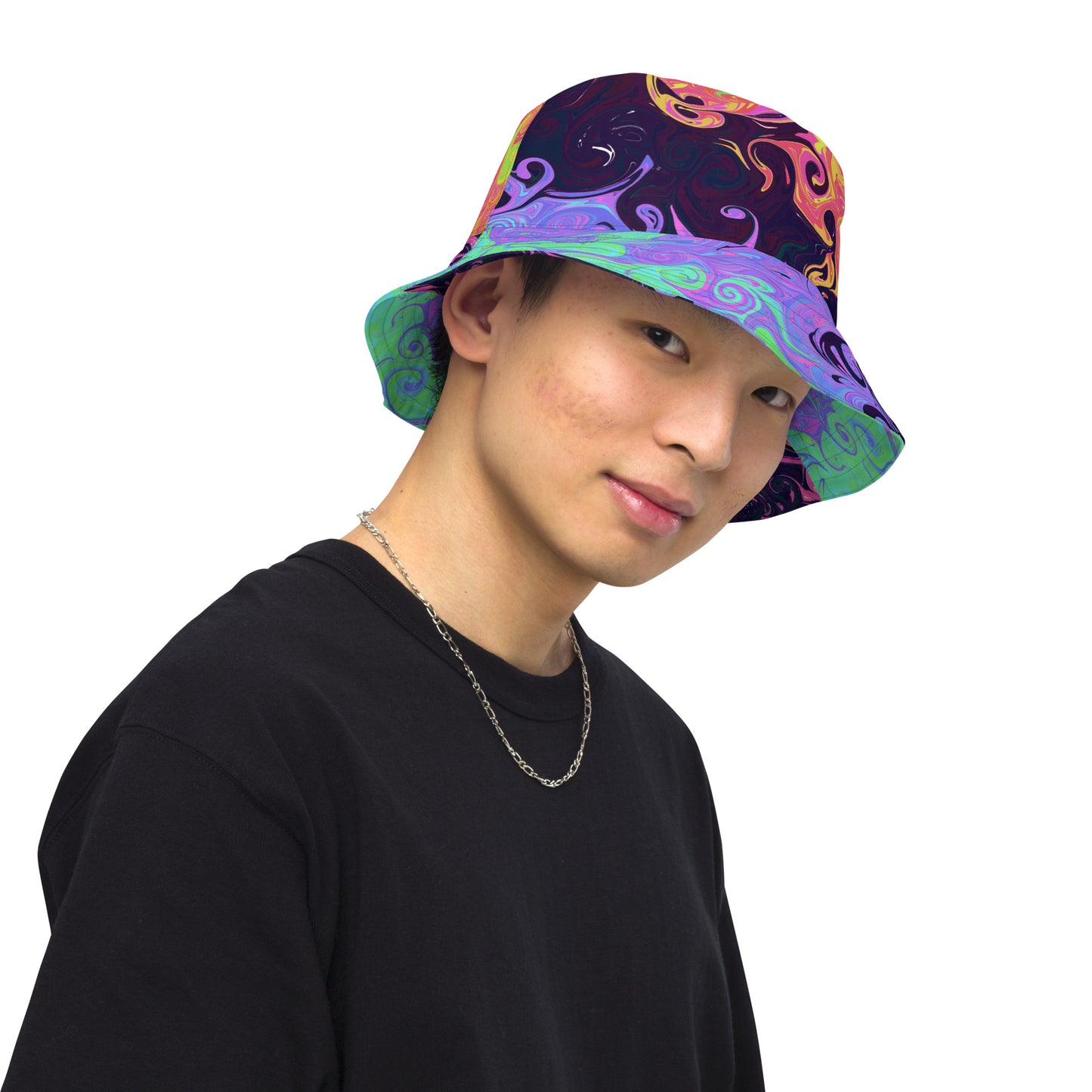 Reversible bucket hat