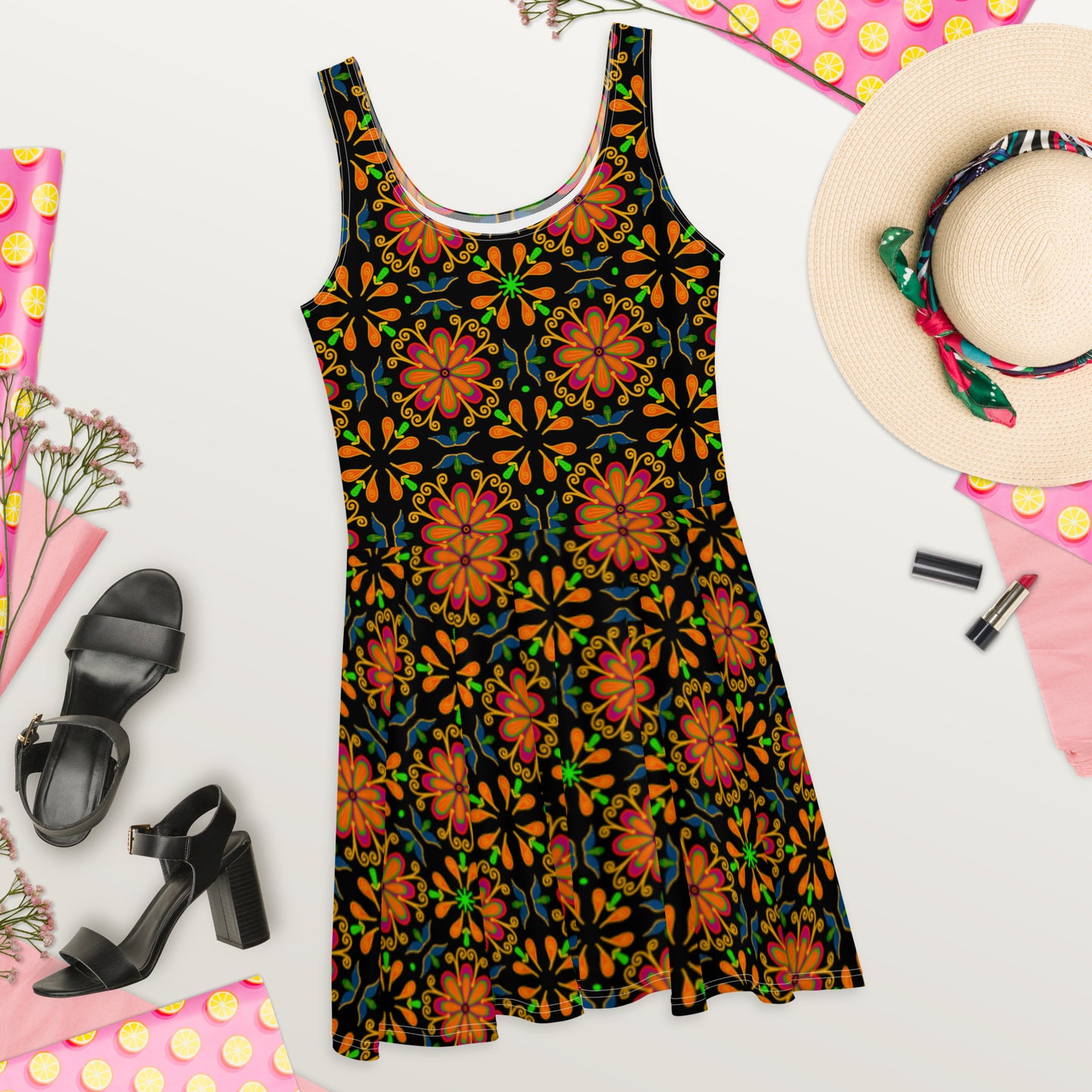 Mexican Fiesta | Skater Dress