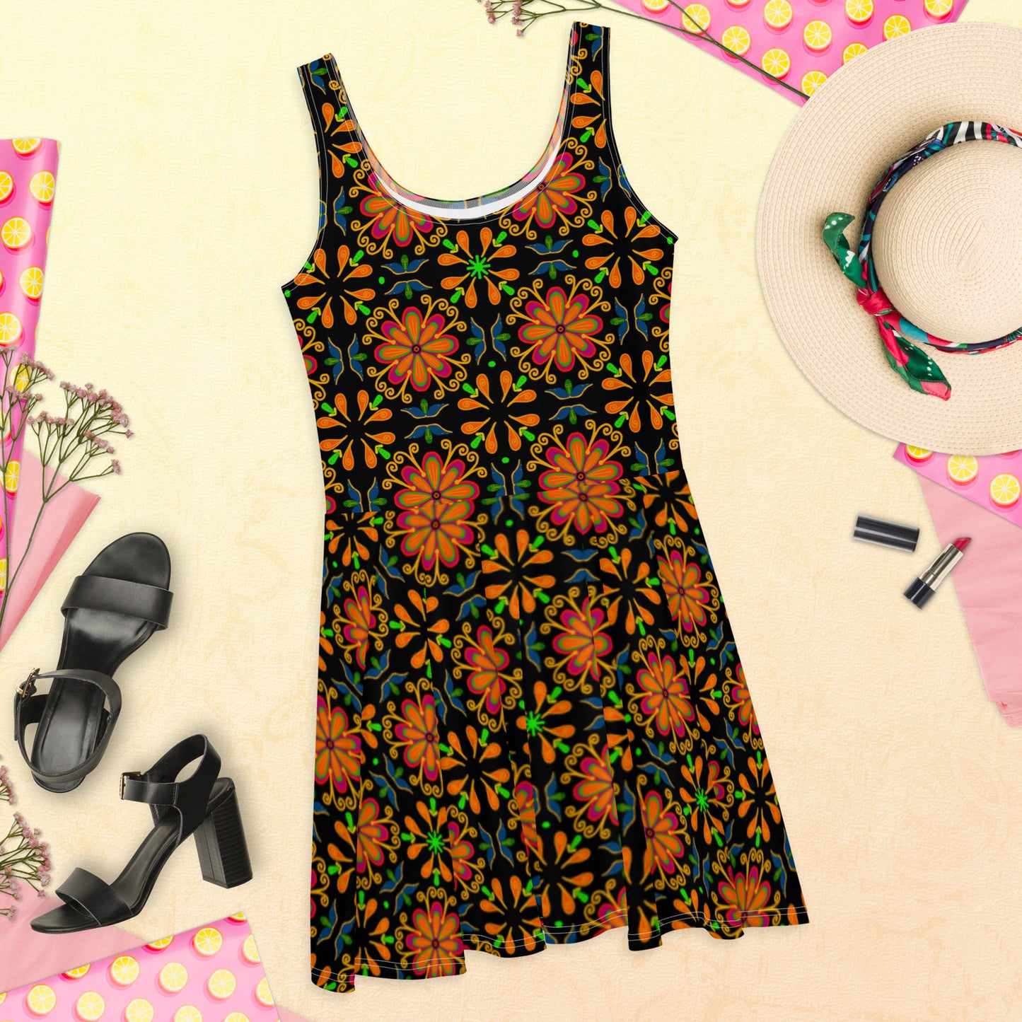 Mexican Fiesta | Skater Dress