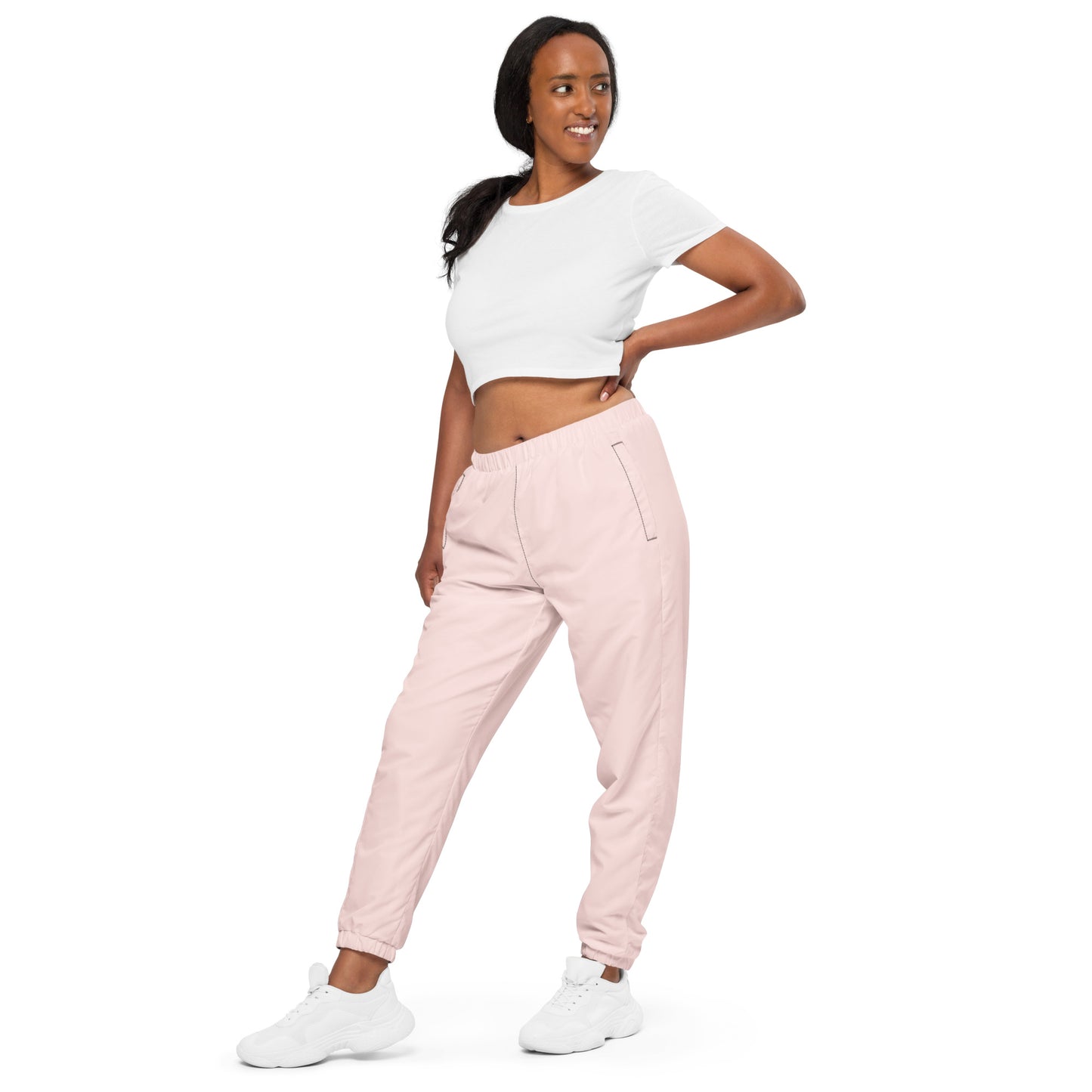 Plain Pink | Unisex track pants