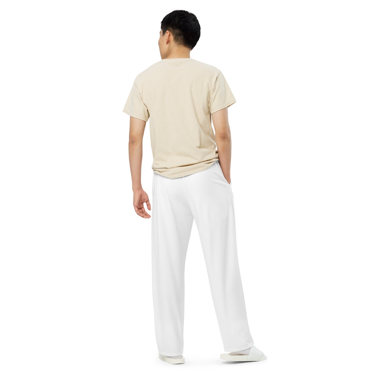 Plain White | Wide Leg Pyjama Pants