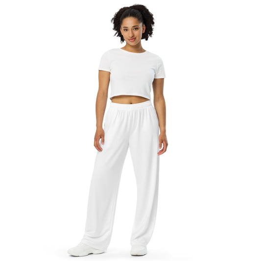 Plain White | Wide Leg Pyjama Pants