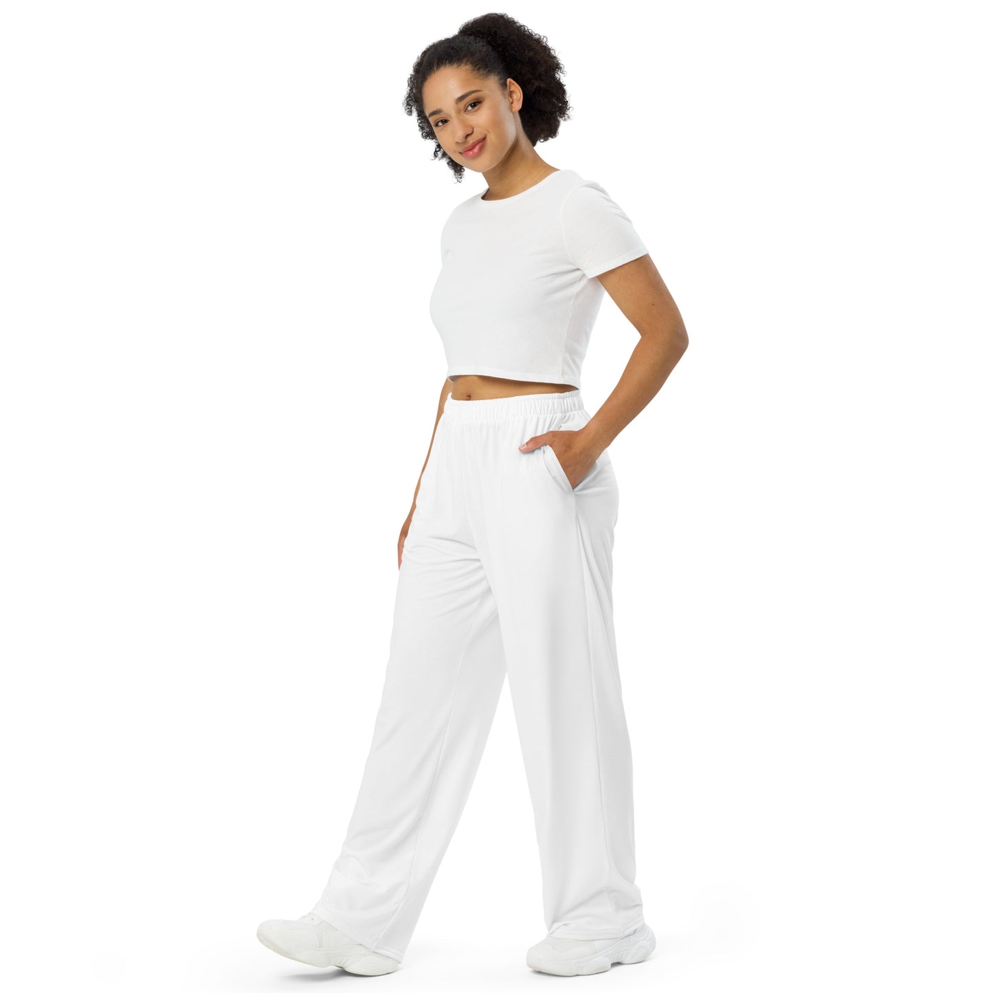 Plain White | Wide Leg Pyjama Pants