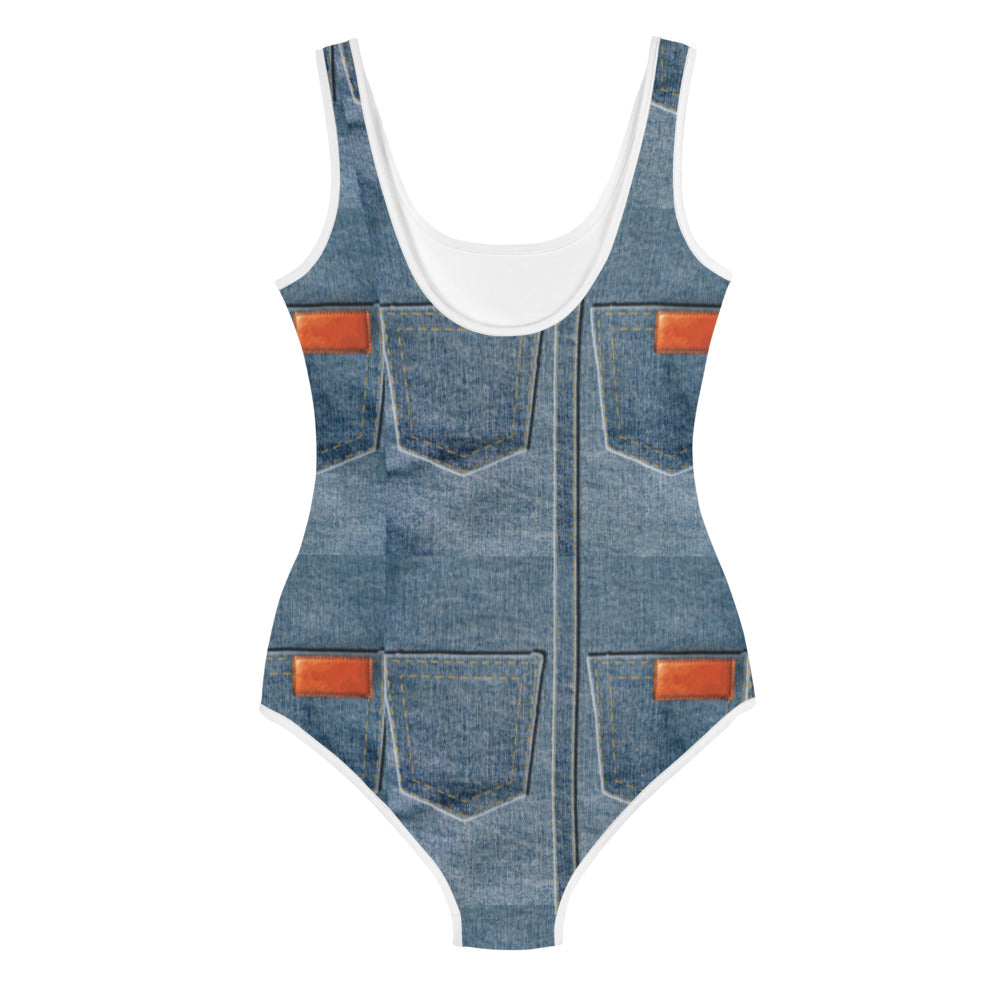 Denim Pocket | Youth Swimsuit