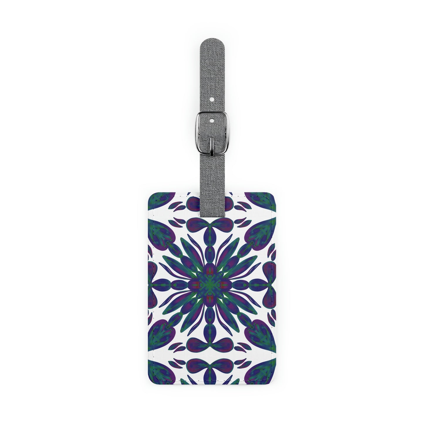 Saffiano Polyester Luggage Tag, Rectangle