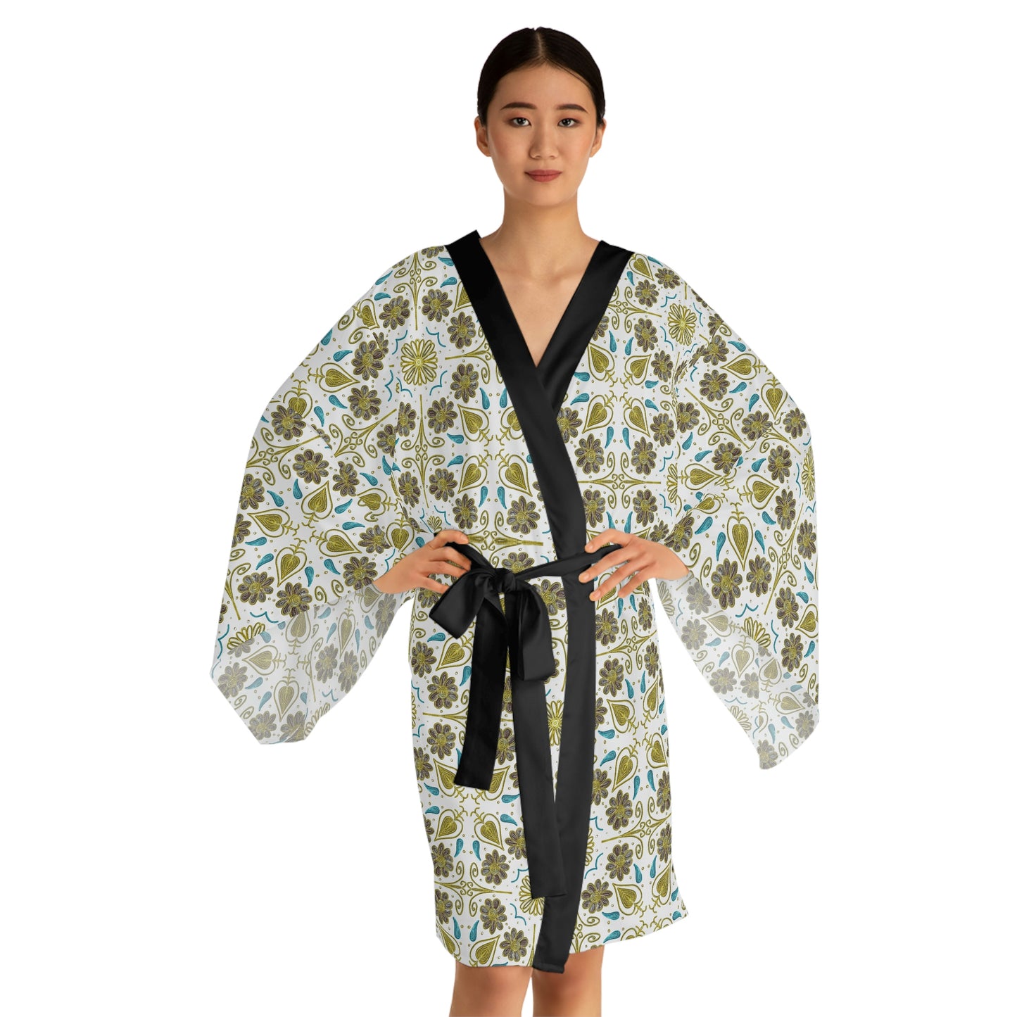 Long Sleeve Kimono Robe