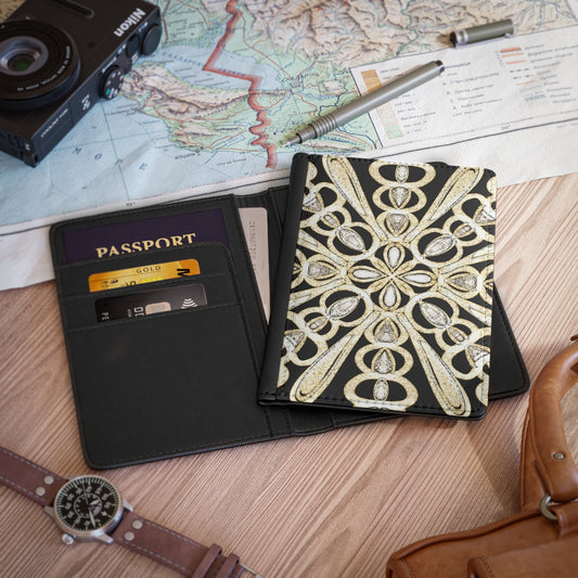 Passport Cover, Diamonds and Pearls