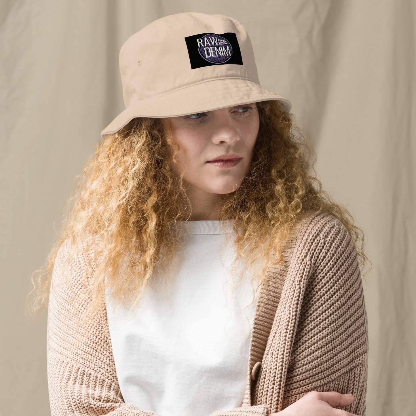 Denim  Organic bucket hat