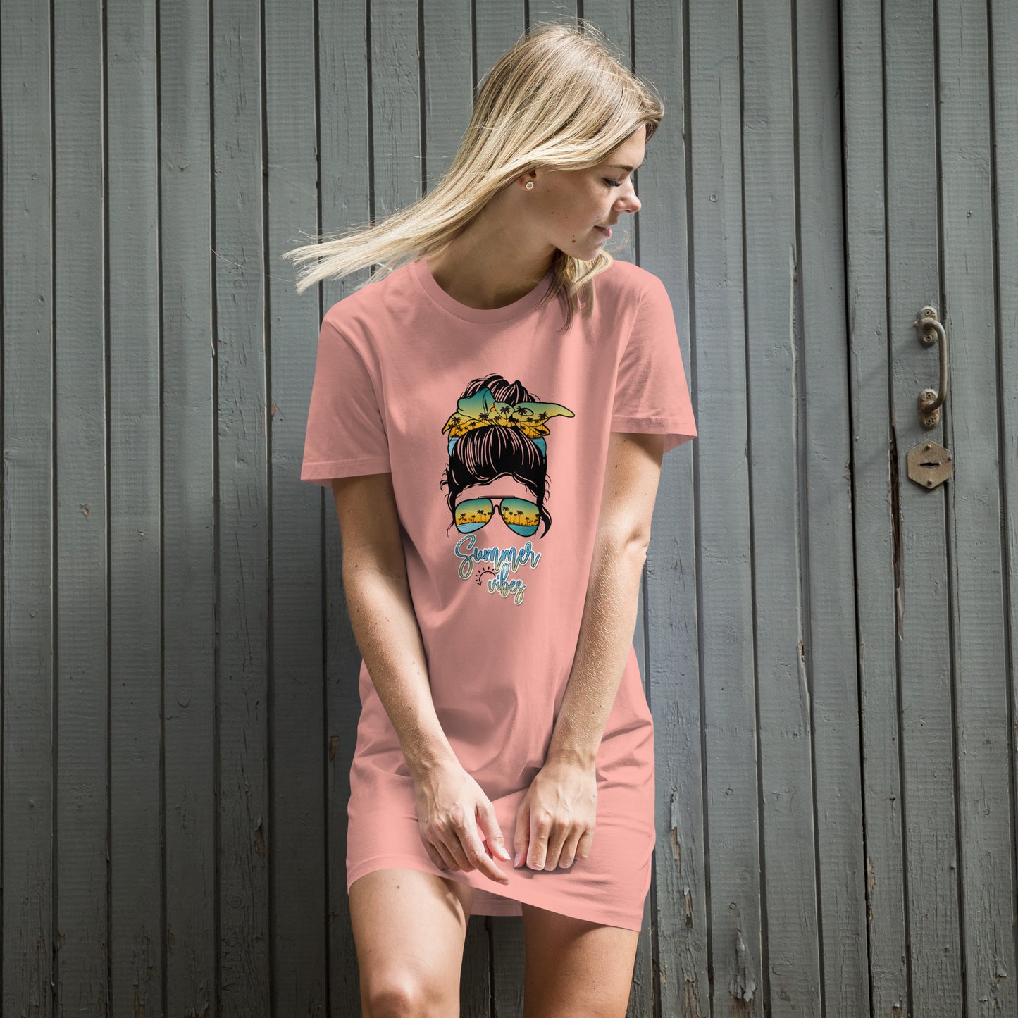 Summer Vibes | Organic cotton t-shirt dress