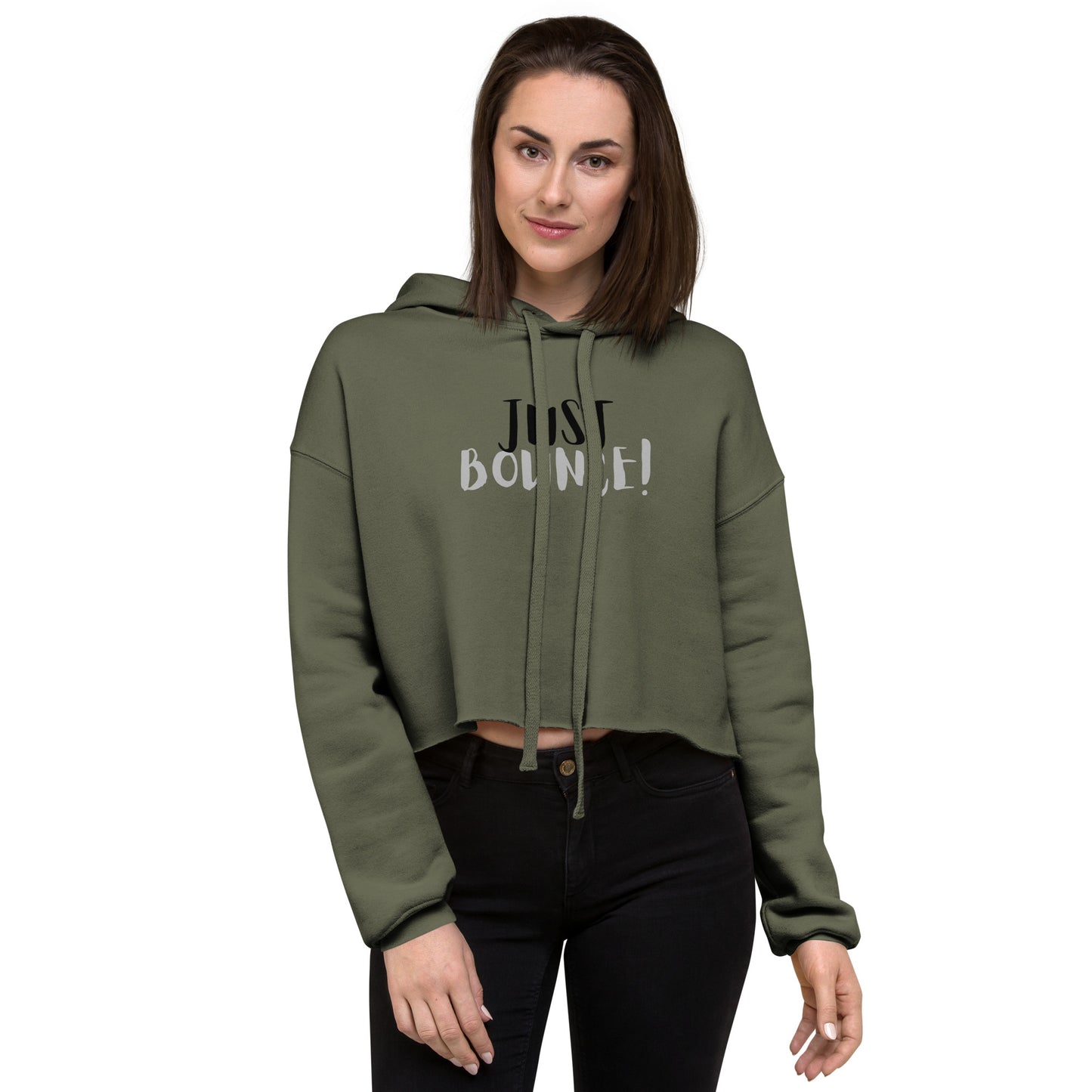 Just Bounce | Women's Cropped Hoodie