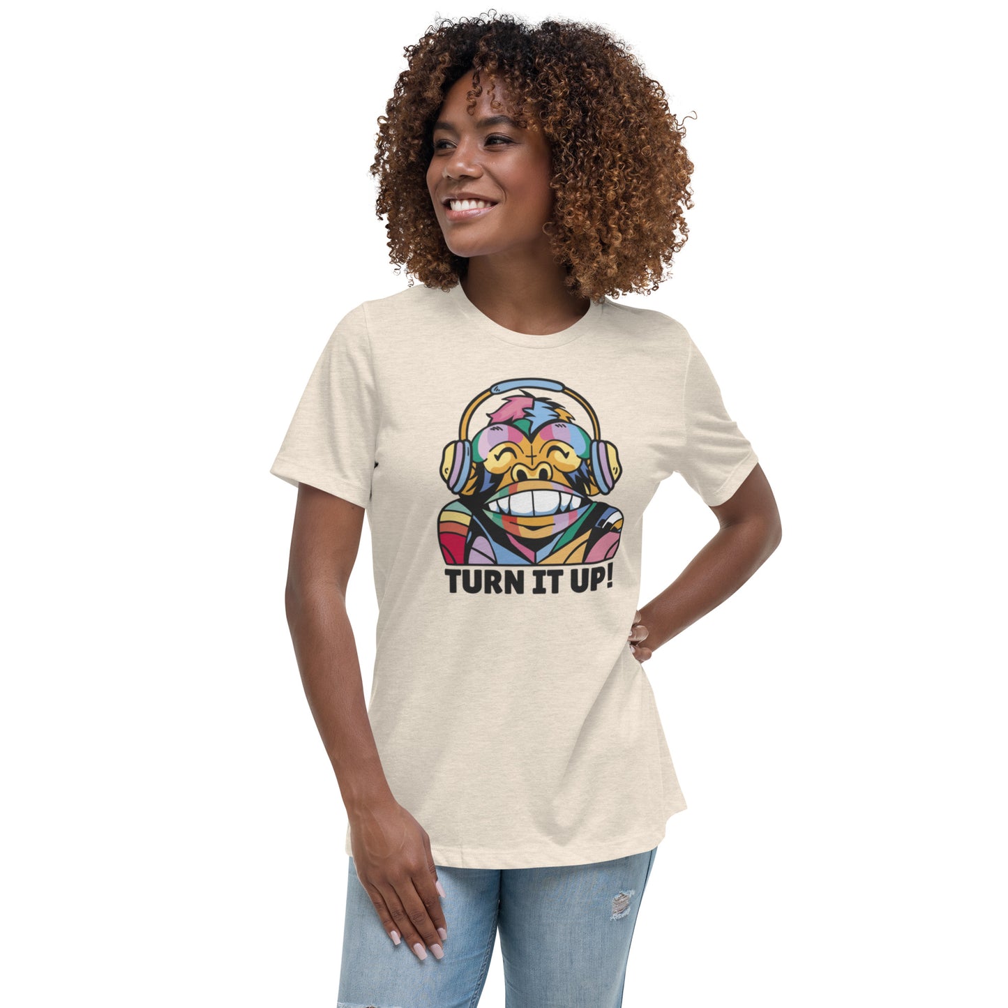 Turn It Up | Women's Relaxed T-Shirt